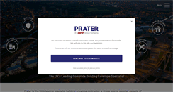 Desktop Screenshot of prater.co.uk