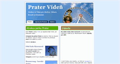 Desktop Screenshot of prater.cz